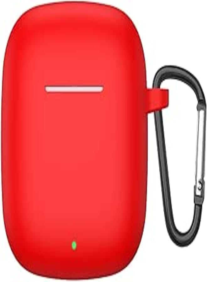 Microsonic Case for Huawei FreeBuds SE 2 Matte Silicone Red [Case Compatible with FreeBuds SE 2 - Red]